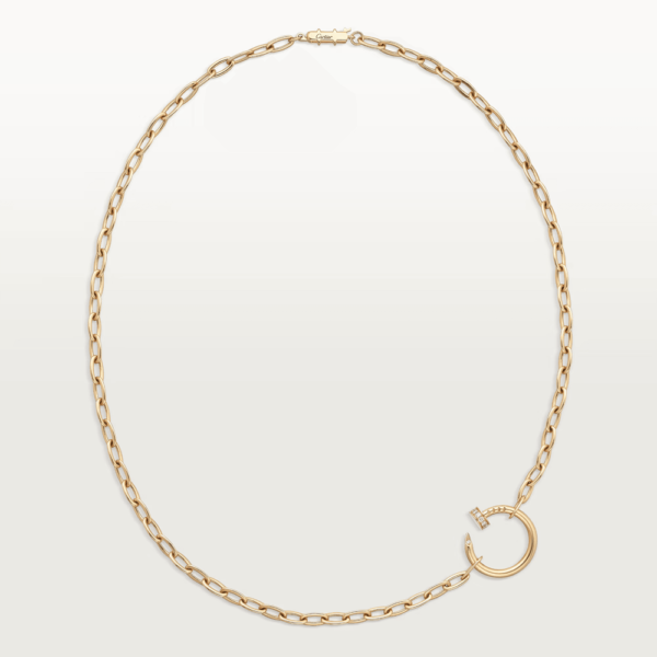 18K YELLOW GOLD DIAMOND NECKLACE