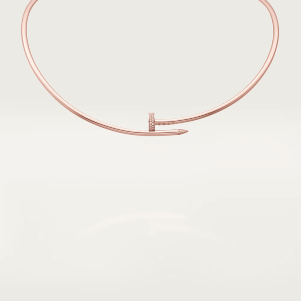 18K ROSE GOLD DIAMOND SMALL NECKLACE