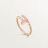 18K ROSE GOLD DIAMOND ON TIP THIN RING
