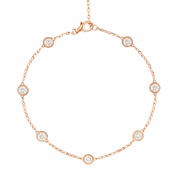 18K ROSE GOLD DIAMOND BRACELET