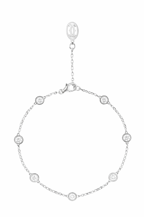 18K WHITE GOLD DIAMOND BRACELET