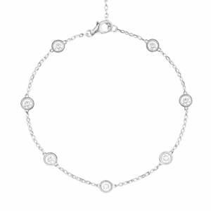 18K WHITE GOLD DIAMOND BRACELET