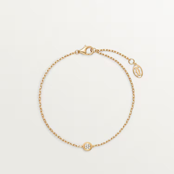 18K YELLOW GOLD DIAMOND BRACELET