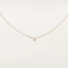 18K ROSE GOLD DIAMOND NECKLACE