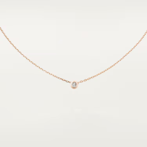 18K ROSE GOLD DIAMOND NECKLACE