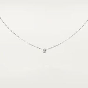 18K WHITE GOLD DIAMOND NECKLACE
