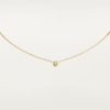 18K YELLOW GOLD DIAMOND NECKLACE