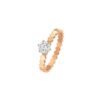 18K ROSE GOLD SOLITAIRE RING