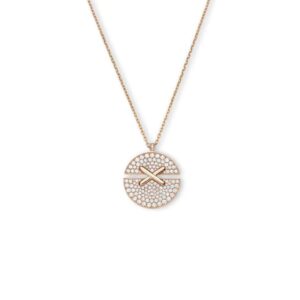 18K ROSE GOLD DIAMOND LARGE NECKLACE