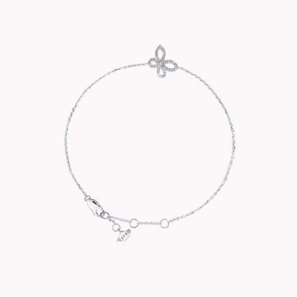 18K WHITE GOLD DIAMOND BRACELET