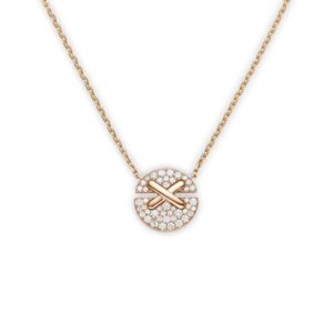 18K ROSE GOLD DIAMOND SMALL NECKLACE