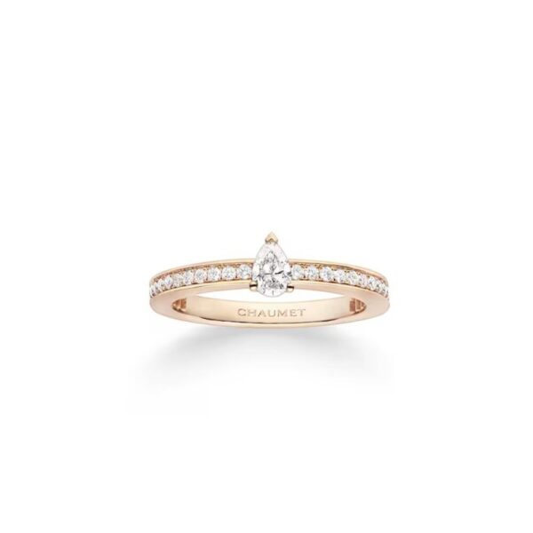 18K ROSE GOLD DIAMOND RING
