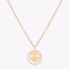 18K YELLOW GOLD DIAMOND MEDIUM NECKLACE