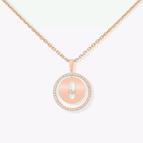 18K ROSE GOLD DIAMOND SMALL NECKLACE