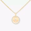 18K YELLOW GOLD DIAMOND SMALL NECKLACE
