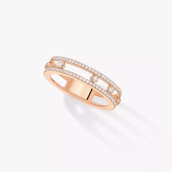 18K ROSE GOLD PAVE DIAMOND THIN RING