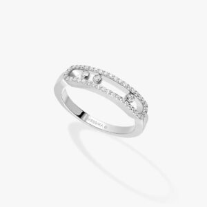18K WHITE GOLD DIAMOND NECKLACE