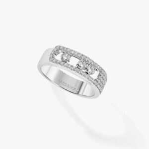 18K WHITE GOLD PAVE DIAMOND RING