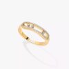 18K YELLOW GOLD PAVE DIAMOND RING