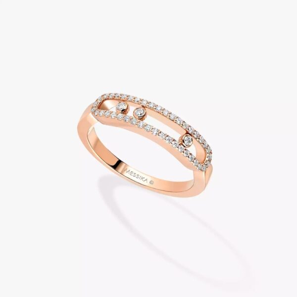 18K ROSE GOLD PAVE DIAMOND RING