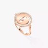 18K ROSE GOLD DIAMOND RING