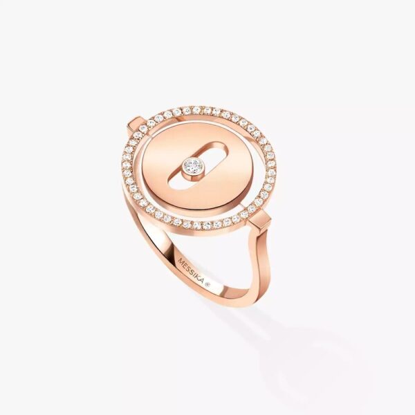 18K ROSE GOLD DIAMOND RING