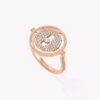 18K ROSE GOLD PAVE DIAMOND RING
