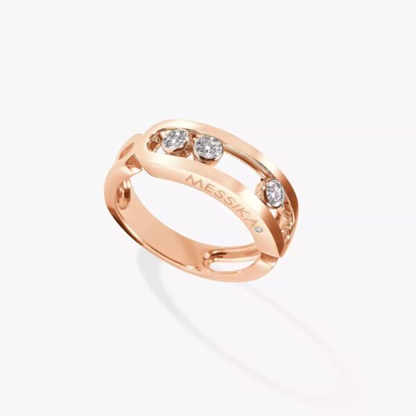 18K ROSE GOLD DIAMOND RING