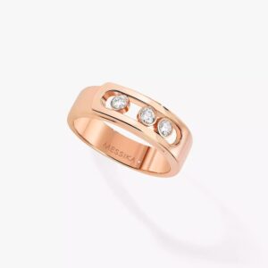18K ROSE GOLD DIAMOND RING