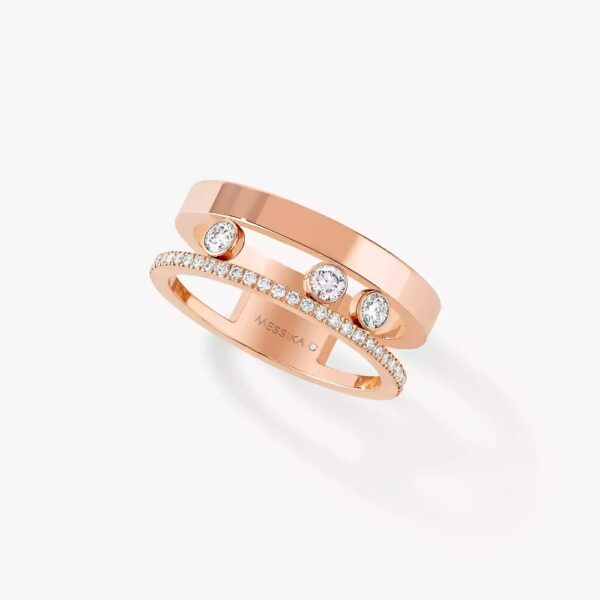 18K ROSE GOLD DIAMOND RING