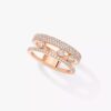 18K ROSE GOLD PAVE DIAMOND RING
