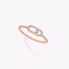 18K ROSE GOLD PAVE DIAMOND RING