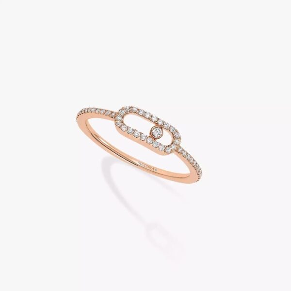 18K ROSE GOLD PAVE DIAMOND RING