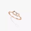 18K ROSE GOLD DIAMOND RING