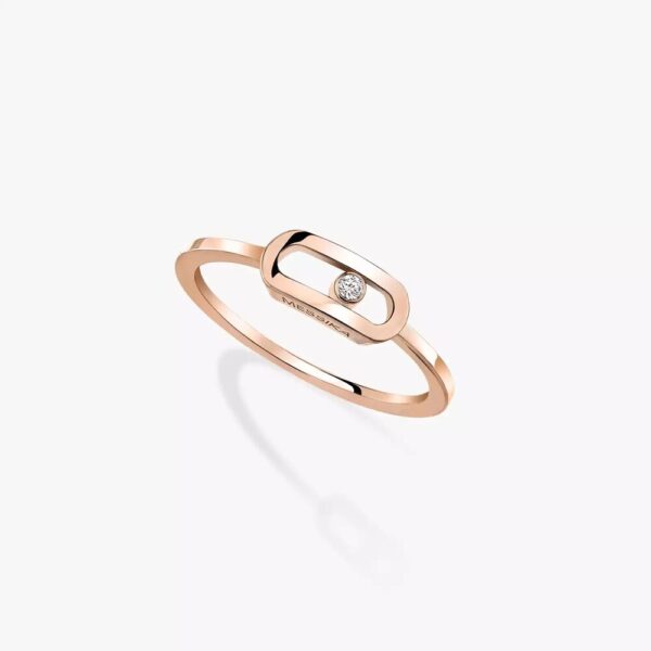 18K ROSE GOLD DIAMOND RING
