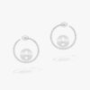 18K WHITE GOLD DIAMOND EARRING