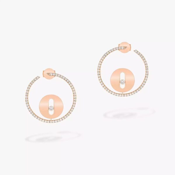 18K ROSE GOLD DIAMOND EARRING