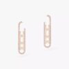 18K ROSE GOLD DIAMOND EARRING