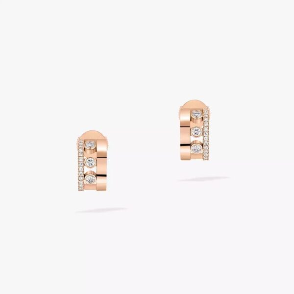 18K ROSE GOLD DIAMOND EARRING