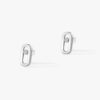 18K WHITE GOLD DIAMOND EARRING