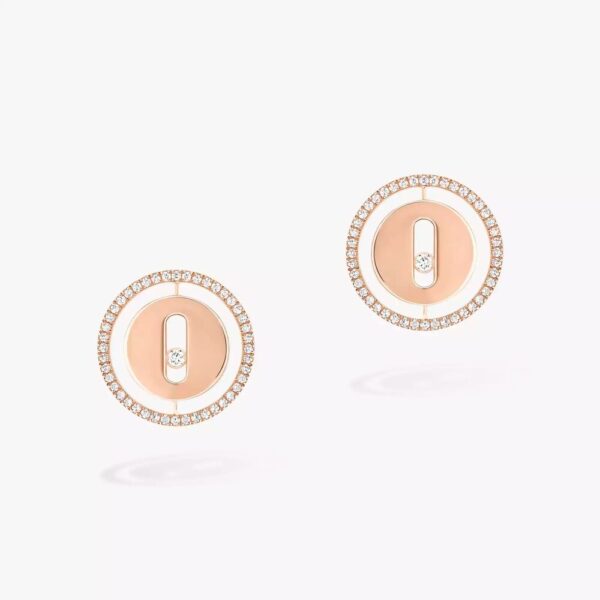 18K ROSE GOLD DIAMOND EARRING