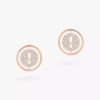 18K ROSE GOLD PAVE DIAMOND EARRING