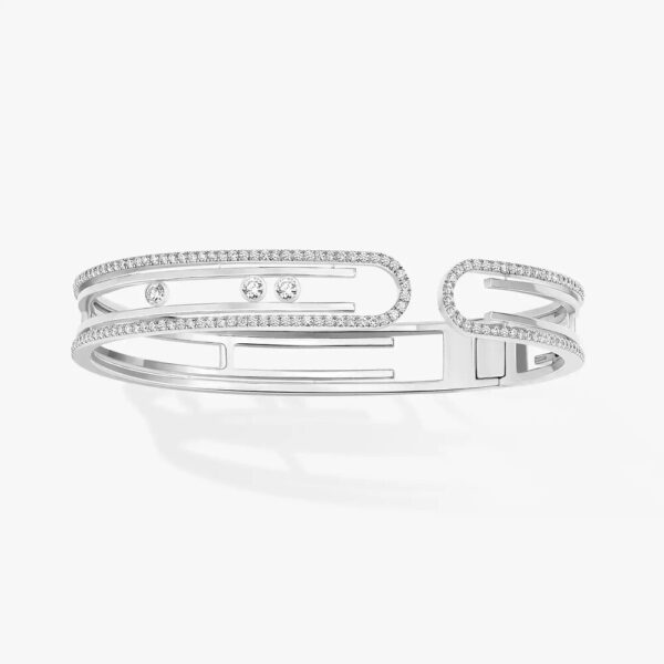 18K WHITE GOLD DIAMOND BRACELET