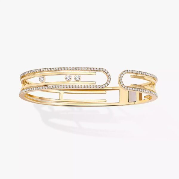 18K YELLOW GOLD DIAMOND BRACELET
