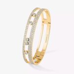 18K YELLOW GOLD PAVE DIAMOND LARGE BRACELET