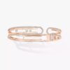 bracelet-bangle-diamant-or-rose-move-10th-pave-11426_2 18K ROSE GOLD DIAMOND BANGLE