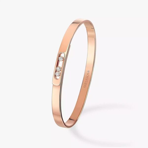 18K ROSE GOLD DIAMOND THIN BRACELET