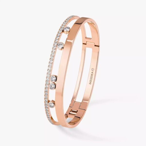 18K ROSE GOLD DIAMOND LARGE BRACELET