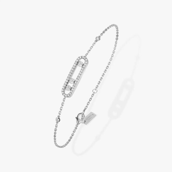 18K WHITE GOLD PAVE DIAMOND BRACELET