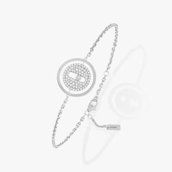 18K WHITE GOLD PAVE DIAMOND BRACELET
